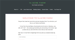 Desktop Screenshot of 14acrefarm.com