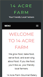 Mobile Screenshot of 14acrefarm.com